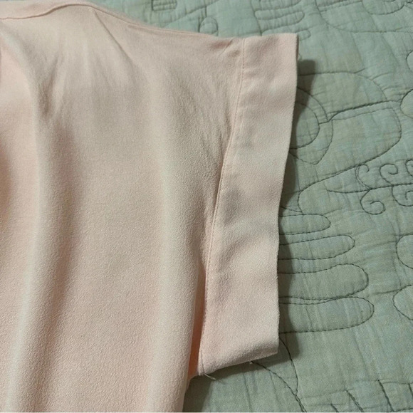 J. Crew Point Sur Pink Drapey Popover Top Size L - Picture 6 of 7